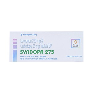 Thuốc điều trị triệu chứng bệnh Parkison Syndopa 275 (5 vỉ x 10 viên/hộp)