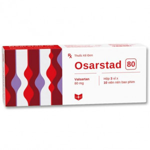 Thuốc điều trị cao huyết áp Osarstad 80mg (3 vỉ x 10 viên/hộp)