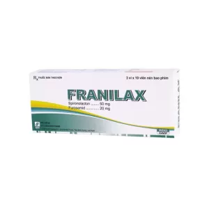 Thuốc lợi tiểu Franilax (3 vỉ x 10 viên/hộp)