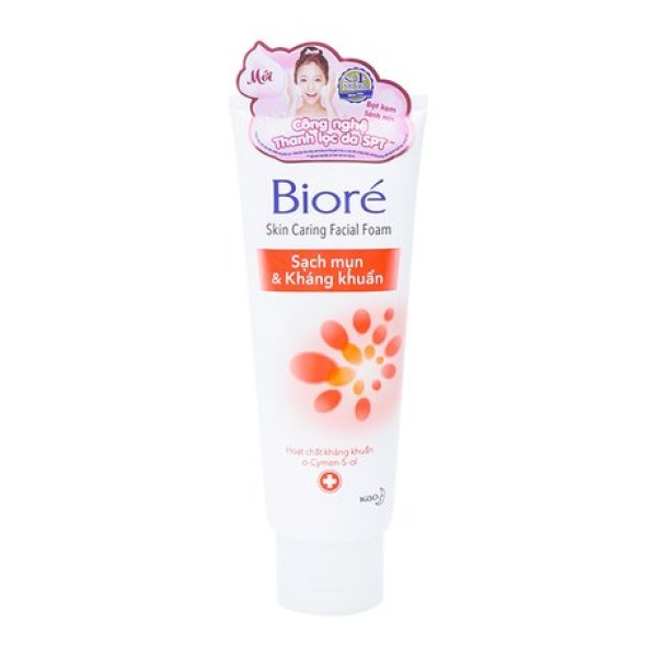 Sữa rửa mặt sạch mụn & kháng khuẩn Biore 50g