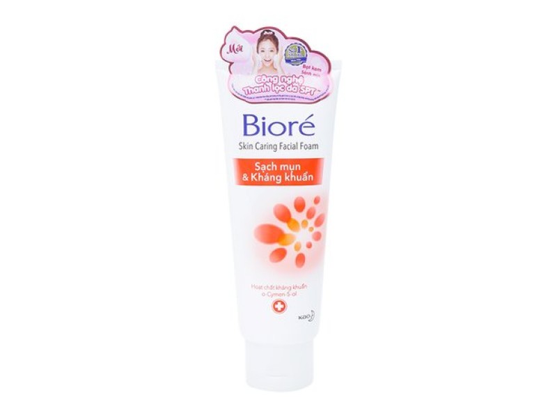 Sữa rửa mặt sạch mụn & kháng khuẩn Biore 50g