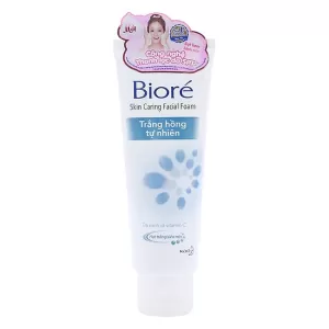 Sữa rửa mặt Biore trắng hồng tự nhiên 50g