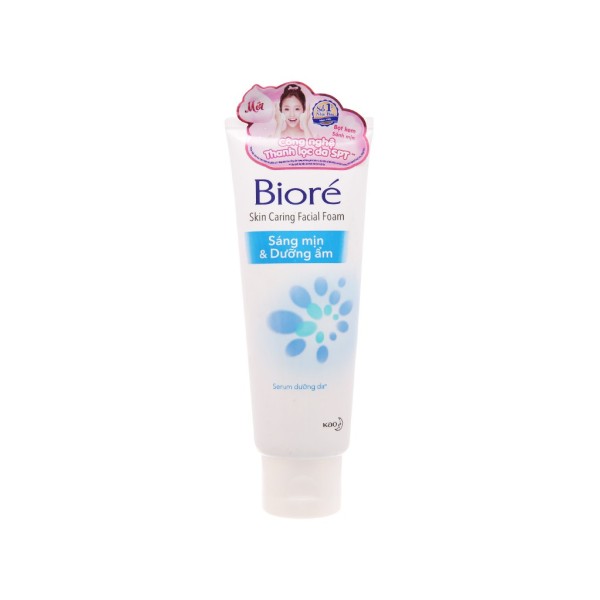 Sữa rửa mặt Biore sáng mịn & dưỡng ẩm 50g