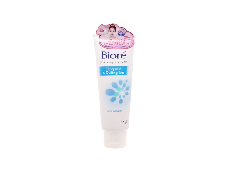 Sữa rửa mặt Biore sáng mịn & dưỡng ẩm 100g