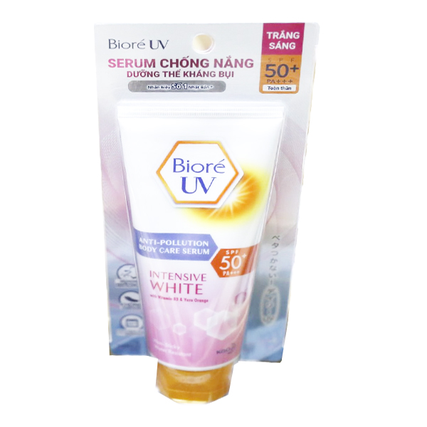 Serum chống nắng dưỡng thể kháng bụi và trắng sáng Biore SPF 50+ PA+++ 50ml