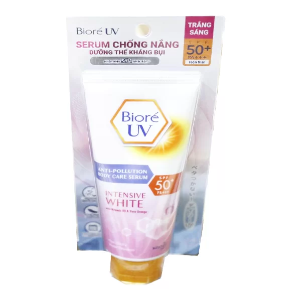 Serum chống nắng dưỡng thể kháng bụi và trắng sáng Biore SPF 50+ PA+++ 50ml