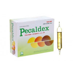 Dung dịch uống bổ sung canxi Pecaldex 10ml (3 vỉ x 8 ống/hộp)