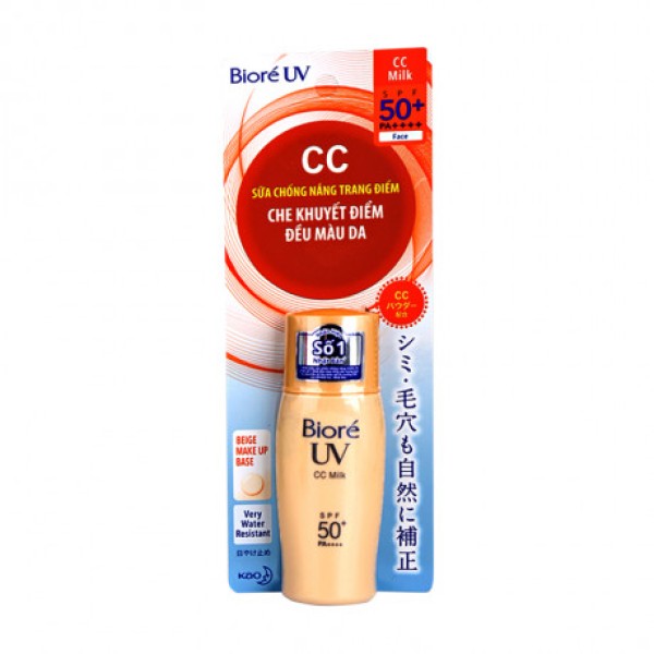 Kem nền trang điểm và chống nắng Biore SPF50+/PA+++ (30ml)