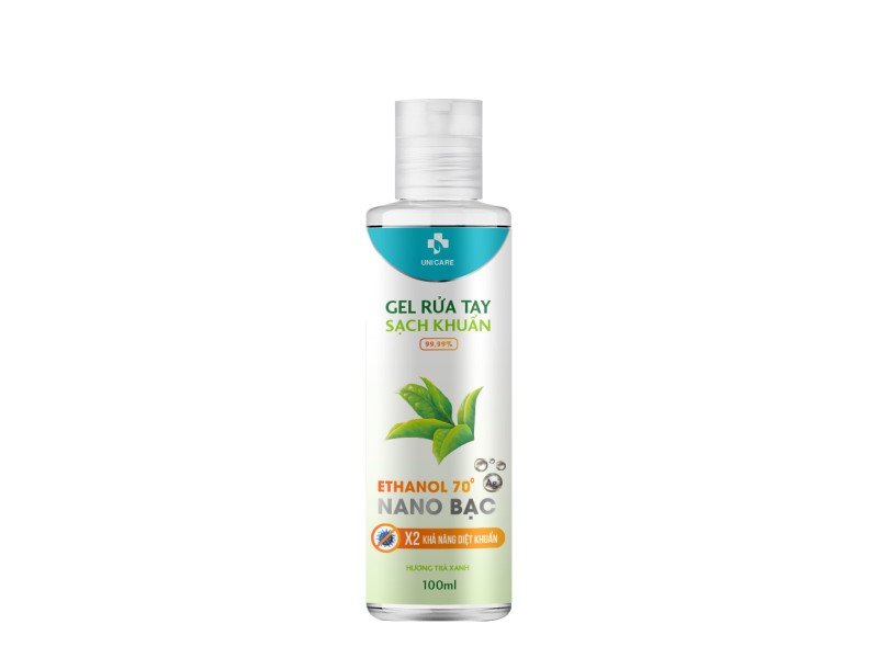 Gel rửa tay khô sạch khuẩn Uni Care (100 ml)