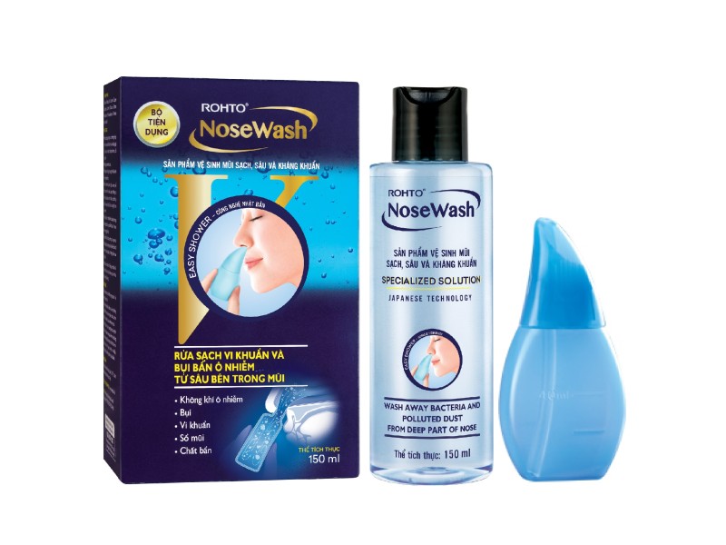 Dụng cụ vệ sinh mũi Rohto Nose Wash (150ml)