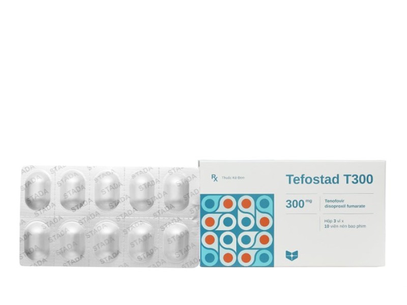 Thuốc kháng virus Tefostad T300 (3 vỉ x 10 viên/hộp)