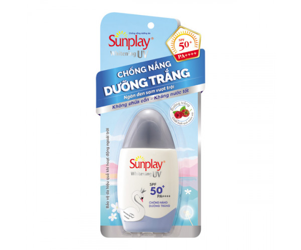 Sữa chống nắng dưỡng trắng da, ngăn đen sạm Sunplay Whitening UV SPF50+ (30g)