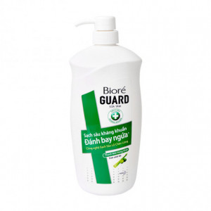 Sữa tắm sạch sâu kháng khuẩn thanh mát hứng khởi Bioré Guard (800g)