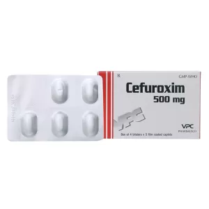 Cefuroxim 500mg VPC (10 viên/hộp)