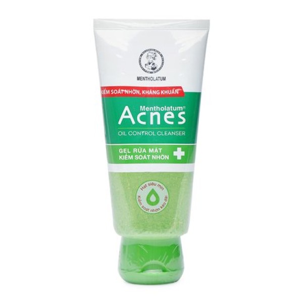 Gel rửa mặt kiểm soát nhờn Acnes Mentholatum (100g)