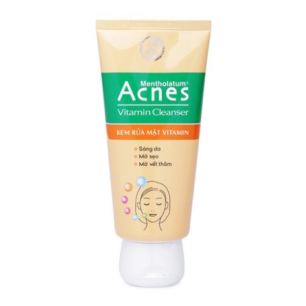 Kem rửa mặt Vitamin Acnes Mentholatum (100g)