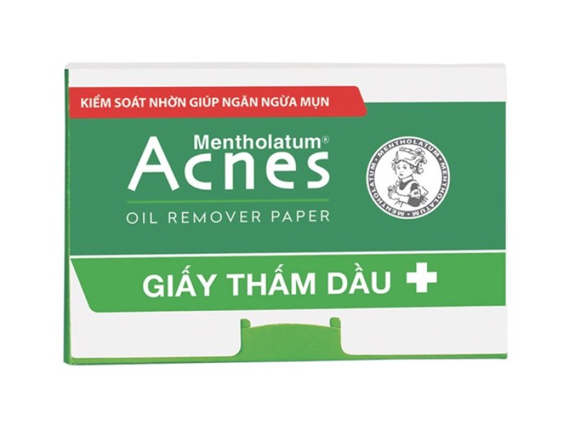 Giấy thấm dầu Acnes Mentholatum (100 tờ/gói)