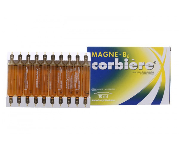 Thuốc bổ sung vitamin Magne B6 Corbiere 10ml (10 ống/hộp)