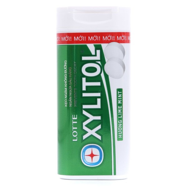 Kẹo ngậm không đường hương bạc hà Lotte Xylitol (20.88g)