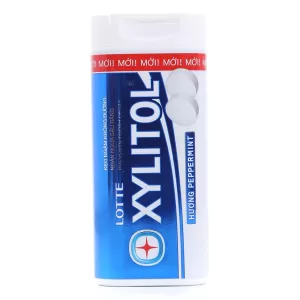 Kẹo ngậm không đường hương perpermint thơm mát Lotte Xylitol (20.88g)