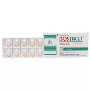 Bostacet (2 vỉ x 10 viên/hộp)
