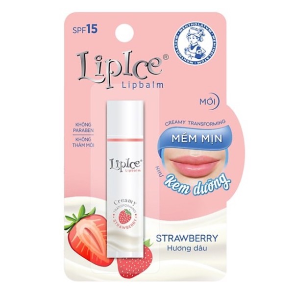 Son dưỡng môi hương dâu Lipice Lipbalm (4.3g)