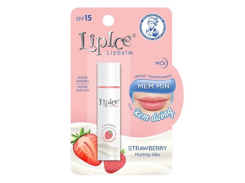 Son dưỡng môi hương dâu Lipice Lipbalm (4.3g)
