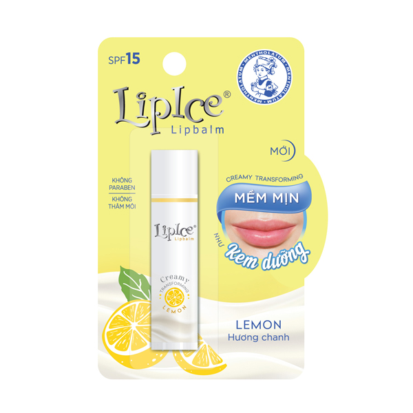 Son dưỡng môi hương chanh Lipice Lipbalm (4.3g)