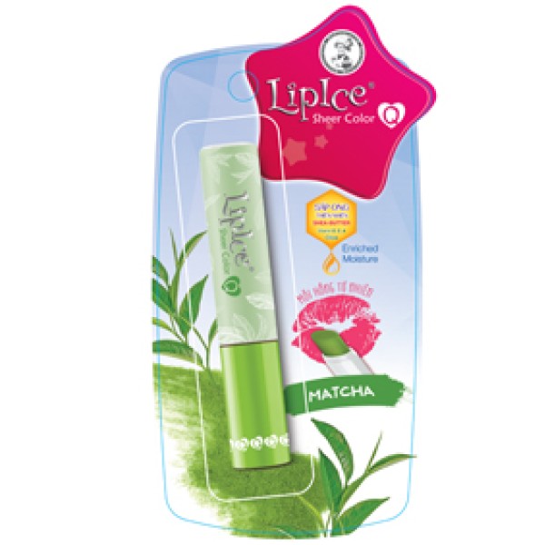Son dưỡng môi hương matcha Lipice Sheer Color Q (2.4g)