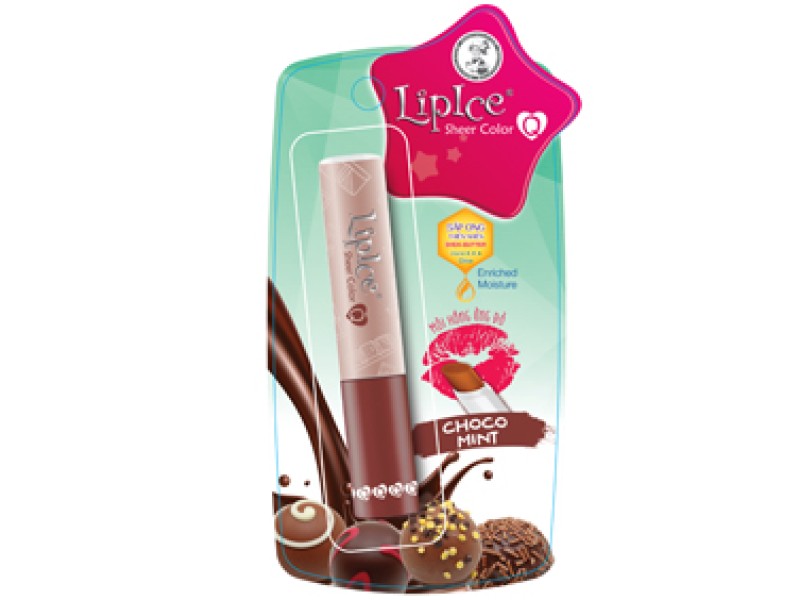 Son dưỡng môi hương choco bạc hà Lipice Sheer Color (2.4g)