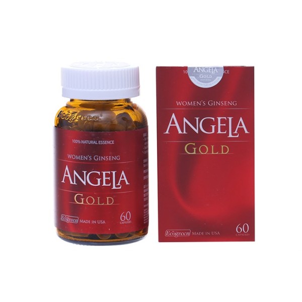 Thực phẩm chức năng tăng cường sức khỏe sinh lý nữ Sâm Angela Gold (60 viên/hộp)