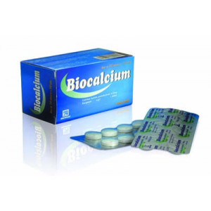 Thuốc bổ sung canxi Biocalcium (10 vỉ x 10 viên/hộp)