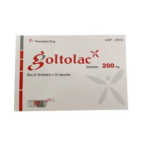 Goltolac 200mg (10 vỉ x 10 viên/hộp)