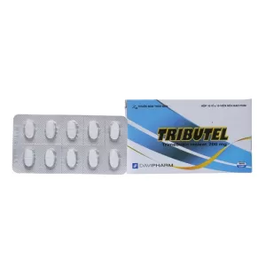 Thuốc trị rối loạn nhu động ruột Tributel 200mg (10 vỉ x 10 viên/hộp)