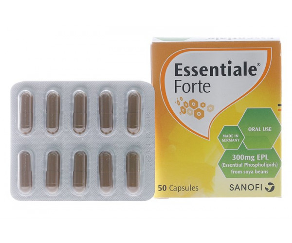 Thuốc cải thiện chức năng gan Essentiale Forte 300mg (5 vỉ x 10 viên/hộp)
