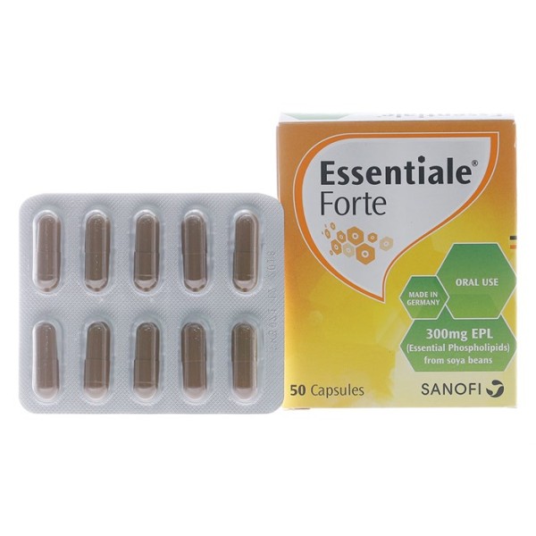 Thuốc cải thiện chức năng gan Essentiale Forte 300mg (5 vỉ x 10 viên/hộp)