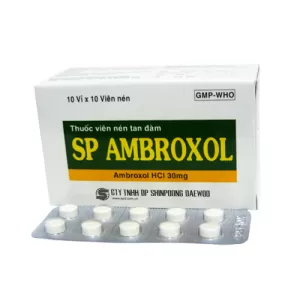 SP Ambroxol 30mg (10 vỉ x 10 viên/hộp)