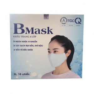 Khẩu trang vải kháng khuẩn 4 lớp B Mask (10 chiếc/hộp)