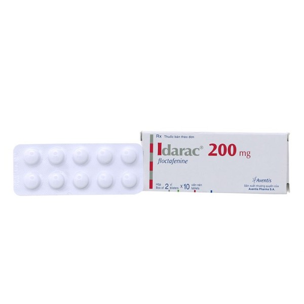 Thuốc giảm đau Idarac 200mg (2 vỉ x 10 viên/hộp)
