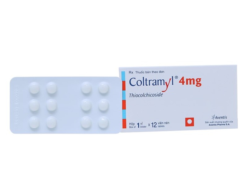 Thuốc giãn cơ Coltramyl 4mg (12 viên/hộp)