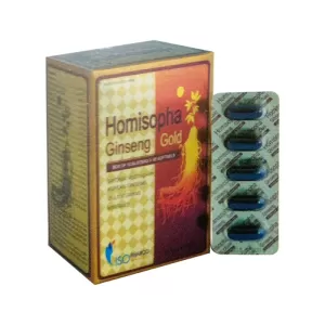 Homisopha Ginseng Gold (12 vỉ x 5 viên/hộp)