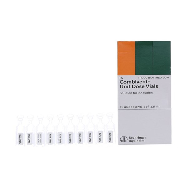 Dung dịch khí dung trị hen Combivent 2.5ml (10 ống/hộp)