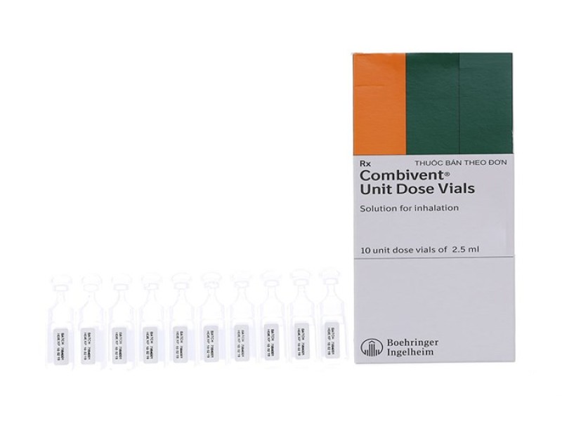 Dung dịch khí dung trị hen Combivent 2.5ml (10 ống/hộp)