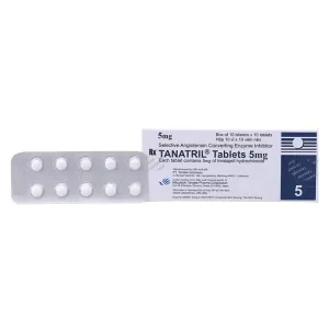 Tanatril Tablets 5mg (10 vỉ x 10 viên/hộp)