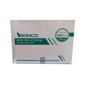Bơm tiêm sử dụng một lần Vikimco (5ml/cc)