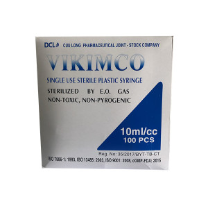 Bơm tiêm sử dụng một lần Vikimco (10ml/cc)