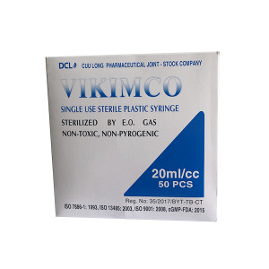 Bơm tiêm sử dụng một lần Vikimco (20ml/cc)