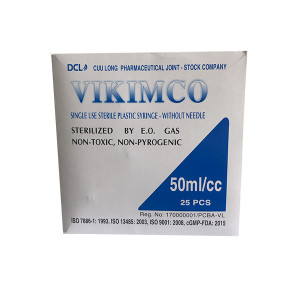 Bơm tiêm sử dụng một lần Vikimco (50ml/cc)
