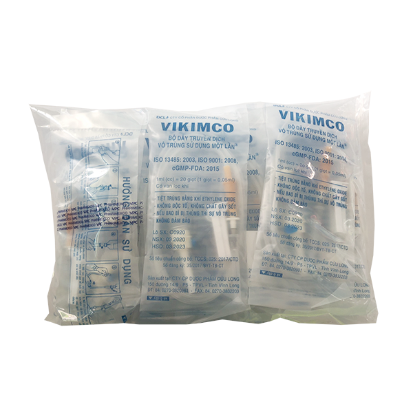 Bộ dây truyền dịch Vikimco (1 dây + 1  kim/gói)