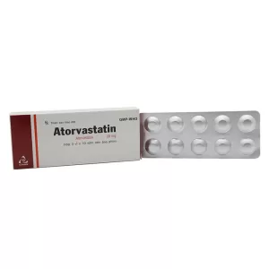Atorvastatin TV.Pharm 20mg (3 vỉ x 10 viên/hộp)